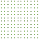 Green dots arranged in a grid pattern on a white background.