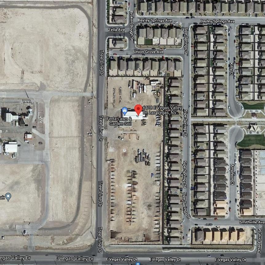 an aerial view of a residential area in las vegas