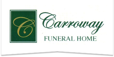 white funeral home logo