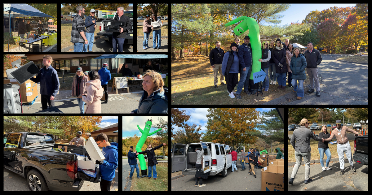 Walker recycles has collected 7,214 pounds of waste