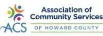 The logo for the association of community services of howard county.