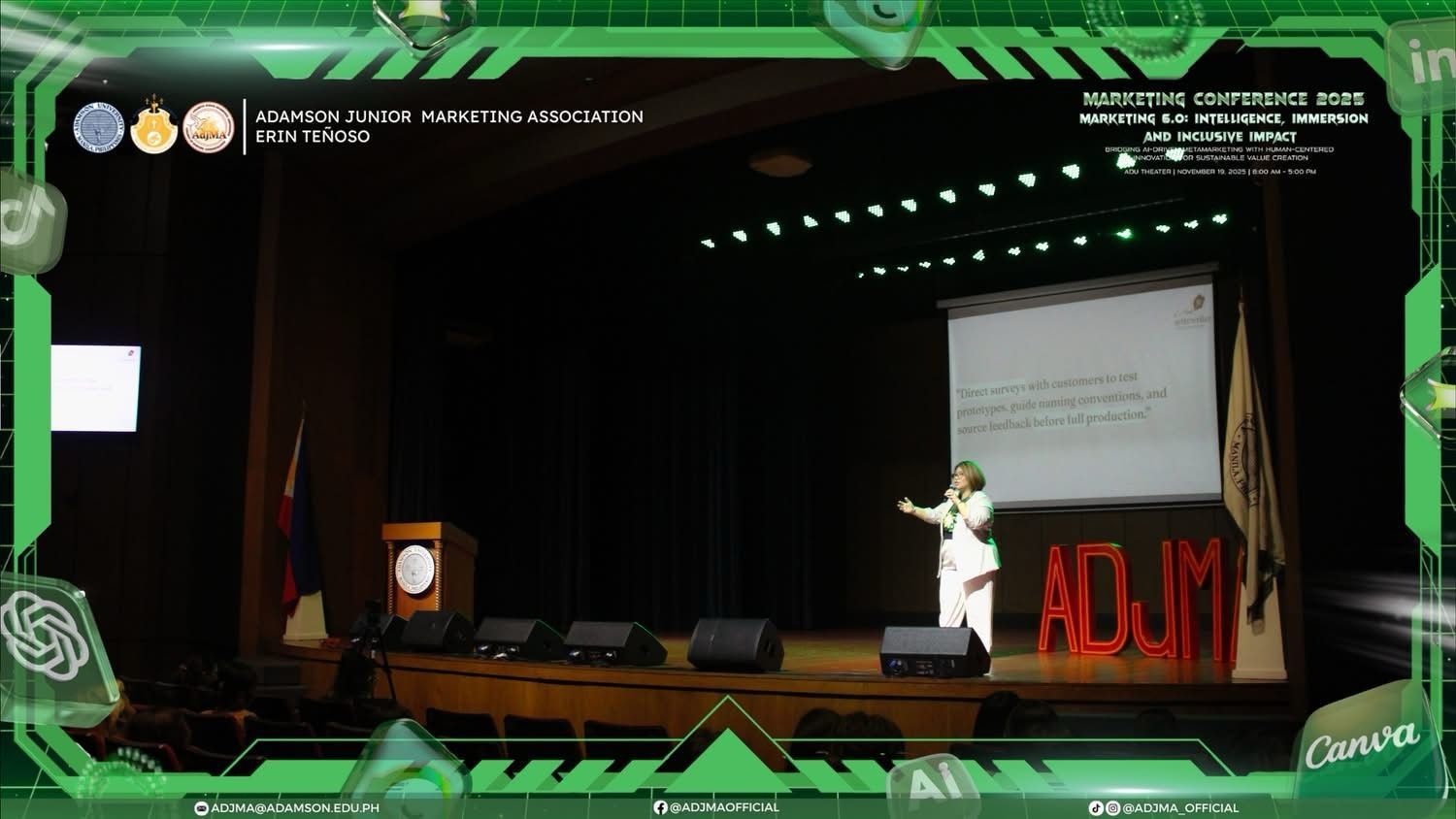 krisette lim speaking at admu - seo and marketing speaker