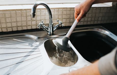 Plunging A Sink — Asheboro, NC — Burroughs Plumbing