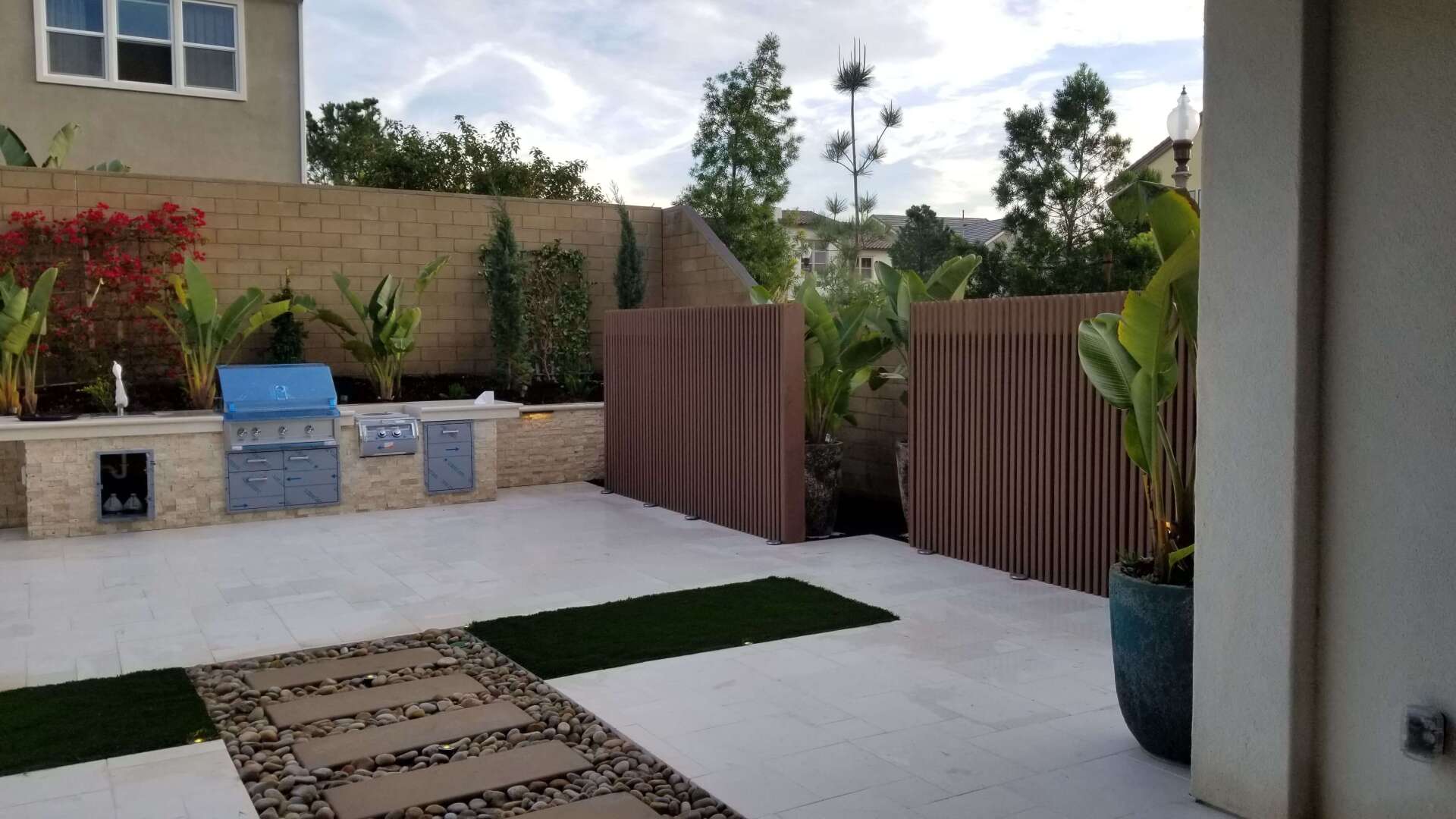 beautiful backyard landscape design in Orange County