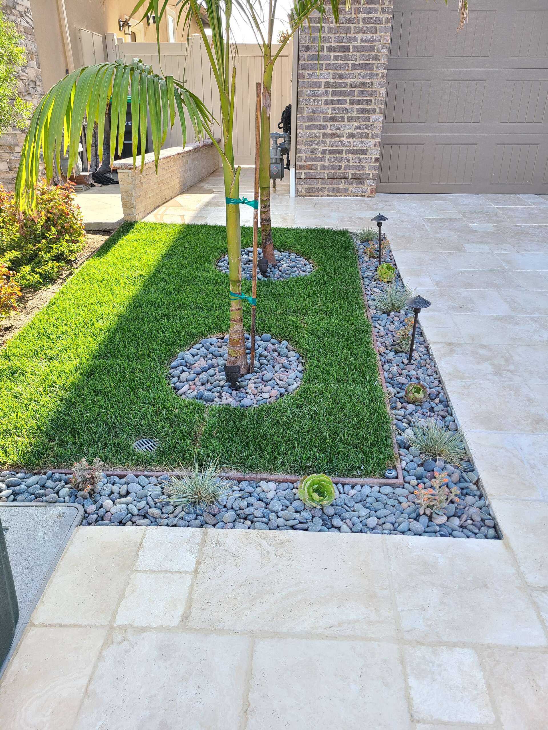 front yard landscape design in Orange County
