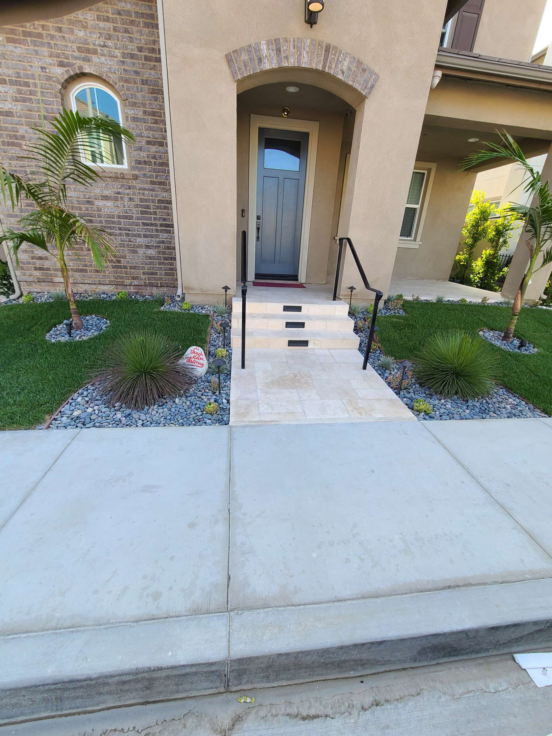 new front yard landscape design