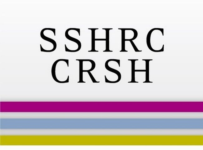 SSHRCC logo with colored stripes and the Canada wordmark.