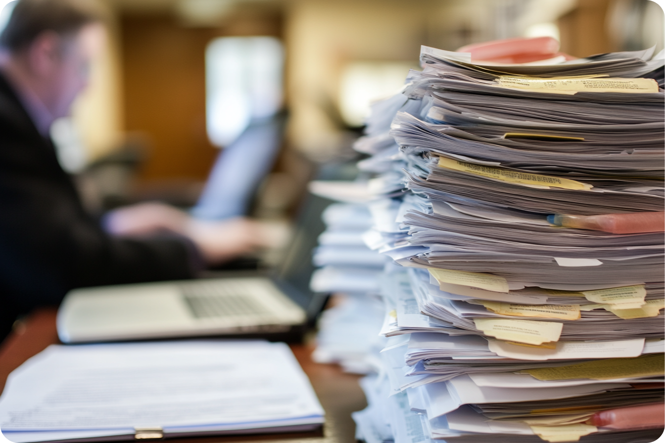 A confident healthcare leader conducting a compliance training session.