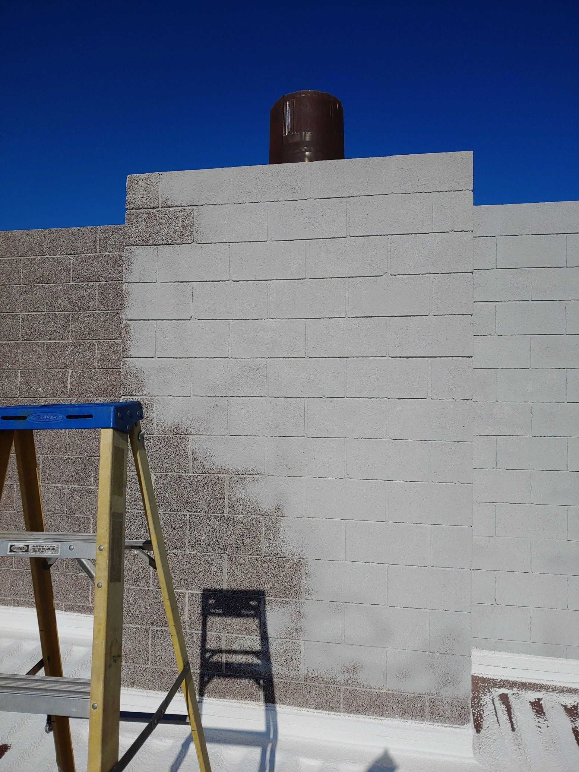 Concrete Brick Wall — Phoenix, AZ — Ace Sandblasting