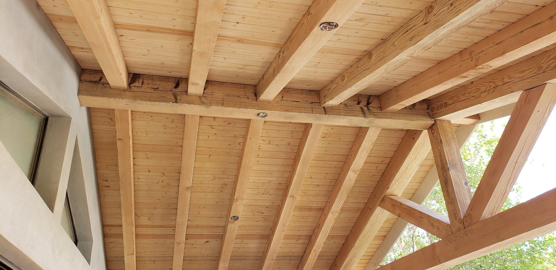 Interior Wooden Roof — Phoenix, AZ — Ace Sandblasting