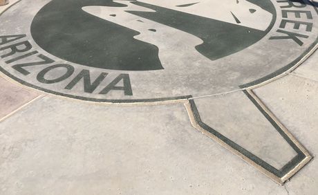 Letters on Concrete — Phoenix, AZ — Ace Sandblasting