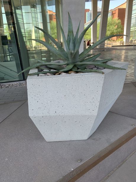 Creative Concrete Pot — Phoenix, AZ — Ace Sandblasting