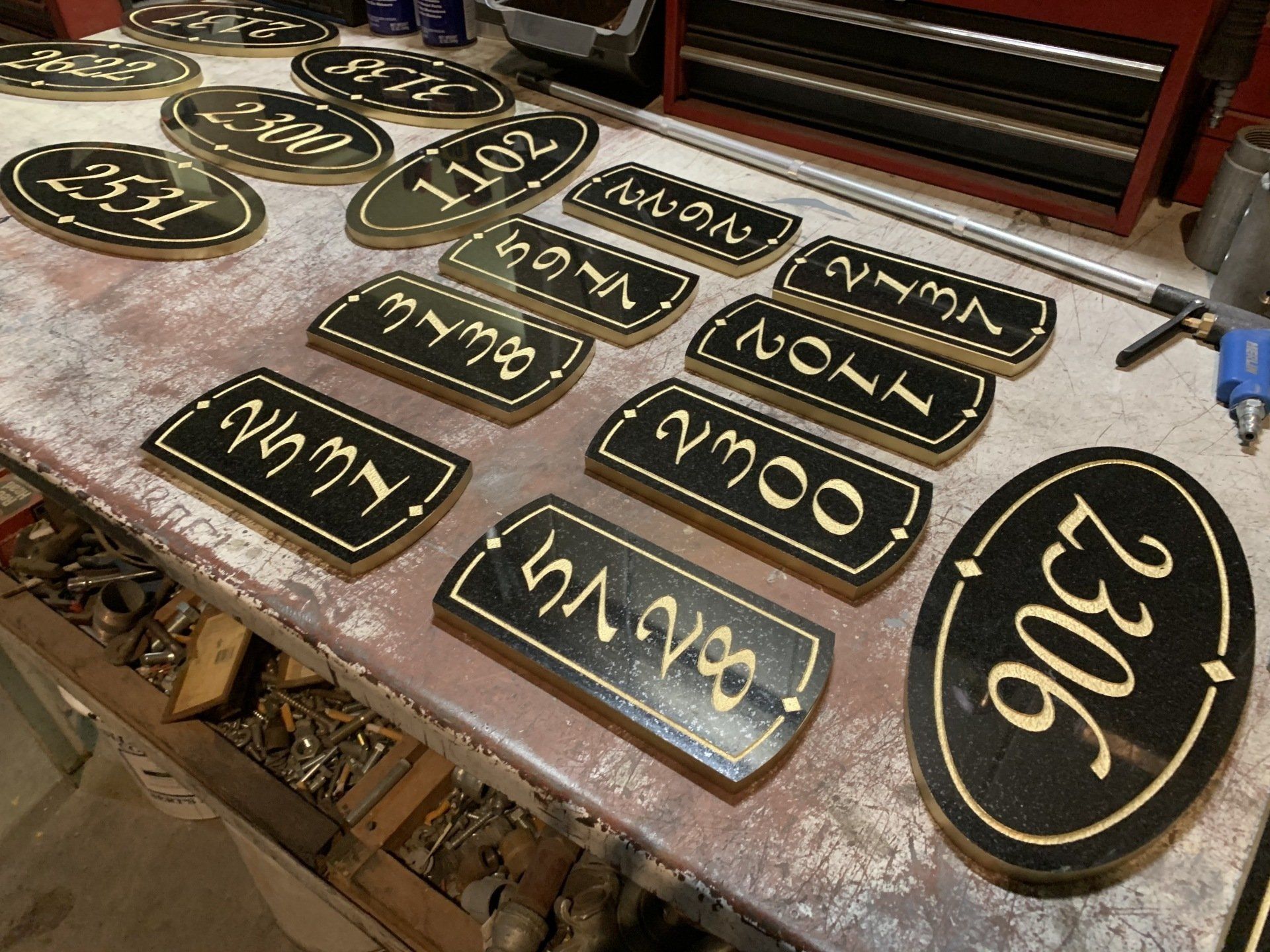 Room Numbers — Phoenix, AZ — Ace Sandblasting