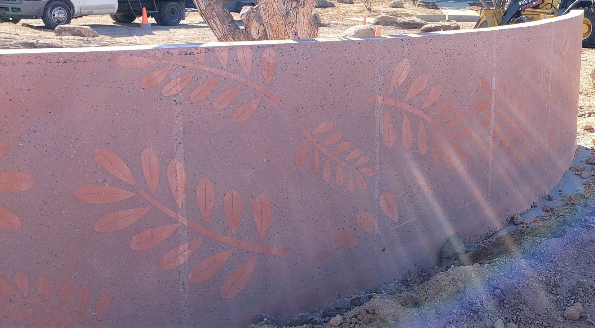 Mayo Serenity Garden Wall — Phoenix, AZ — Ace Sandblasting