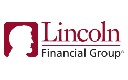 Lincoln Financial Group logo with Abraham Lincoln silhouette.
