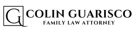 The logo for colin guarisco family law attorney