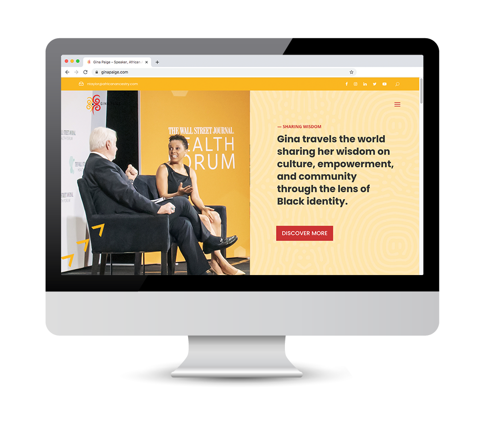 Dr. Gina Paige Personal Branding, African Ancestry