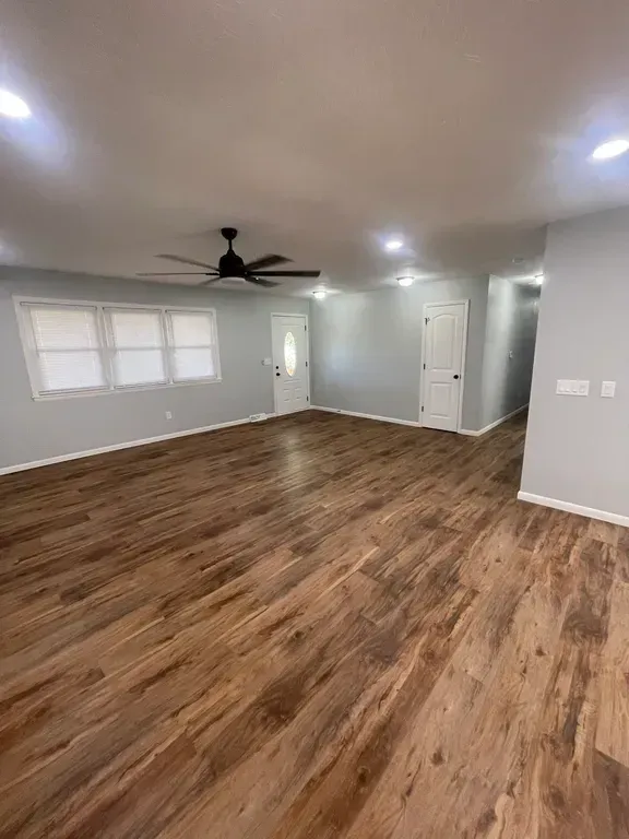 Cozy living room at MFH Springfield Property Management rental—find your perfect home in Springfield, MO.