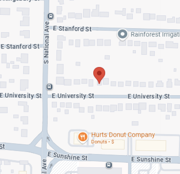 Google Maps view of University Heights neighborhood, featuring vibrant surroundings. 