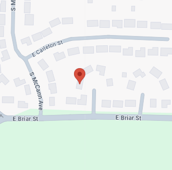 Google Maps view of National Place neighborhood, showcasing a friendly community. 