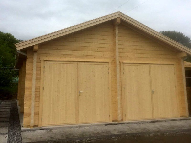 Garage Log Cabin