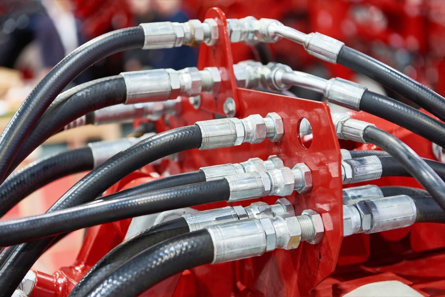 A Bunch of Hydraulic Hoses Are Connected to a Red Machine — All things Diesel NT in Tivendale, NT 