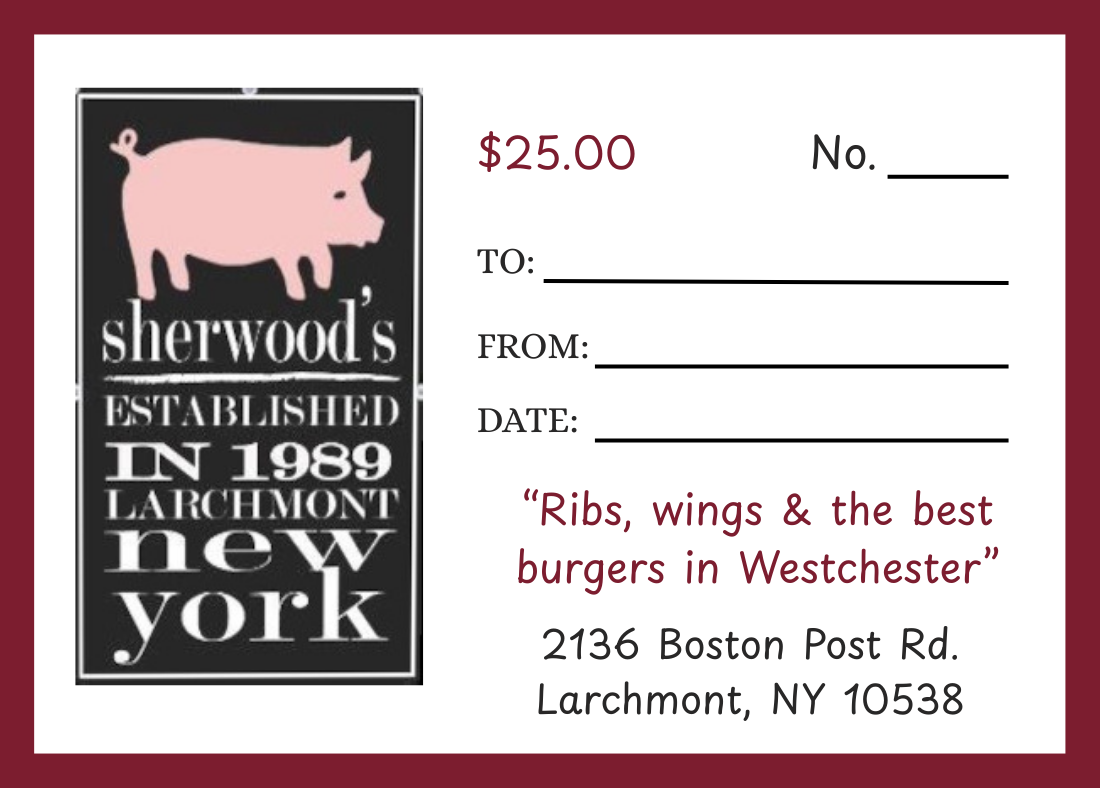 image of a gift certificate