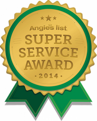 an Angie 's list super service award from 2014