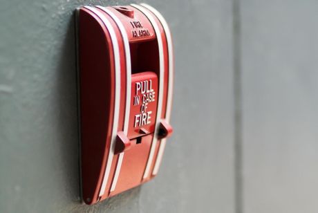 newly installed fire alarm