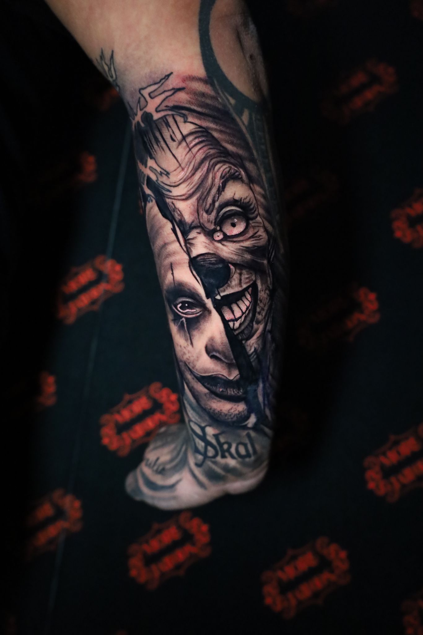 Realistic Tattoo Black and White