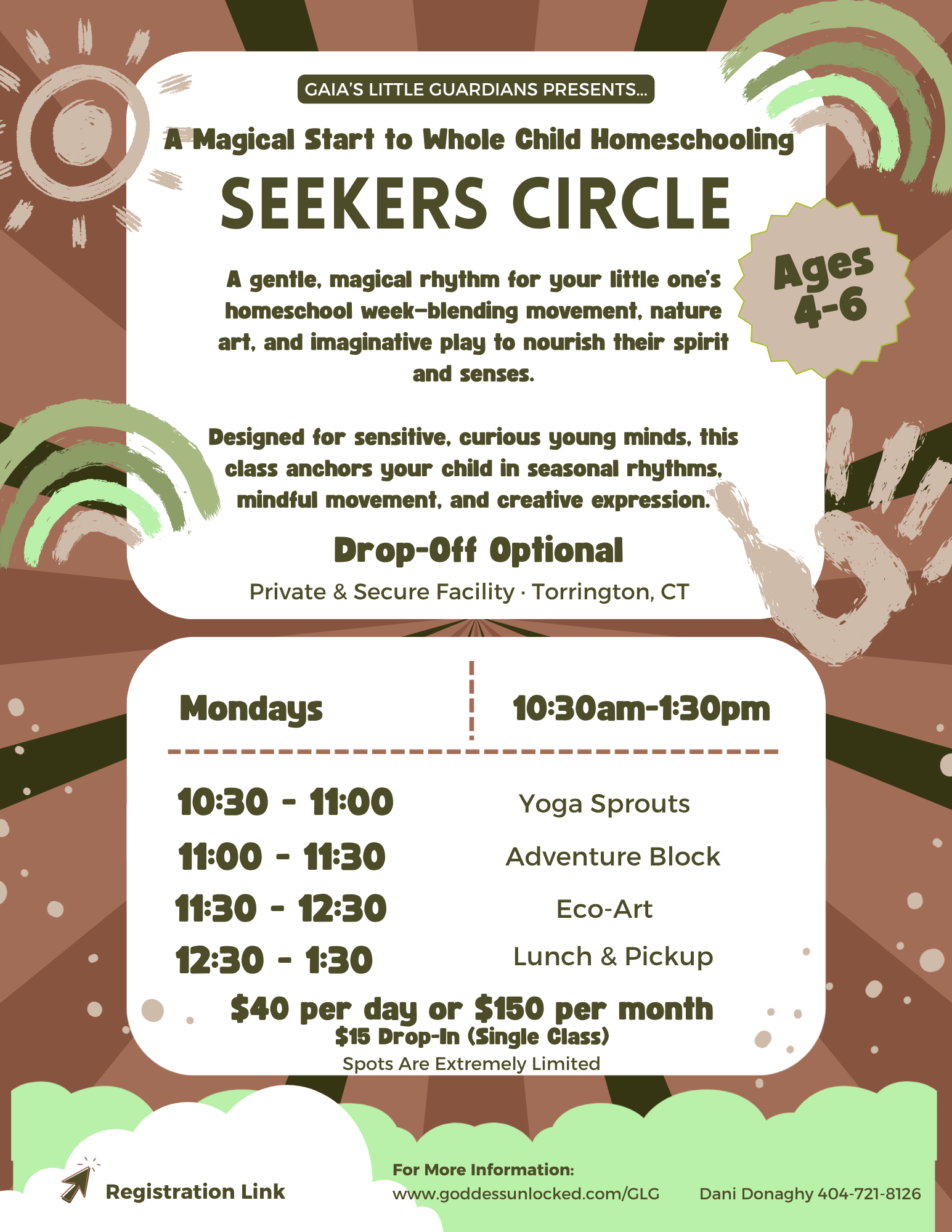 Seekers Day (Ages 4–6) *Monthly Option*