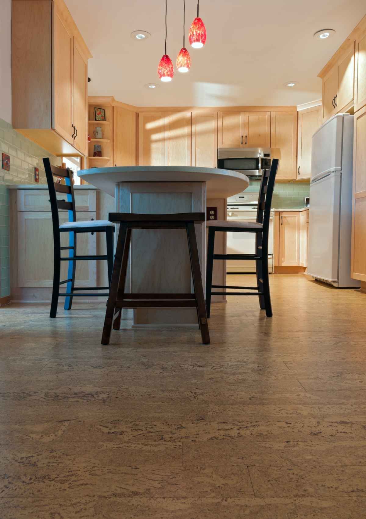 cork flooring kitchen