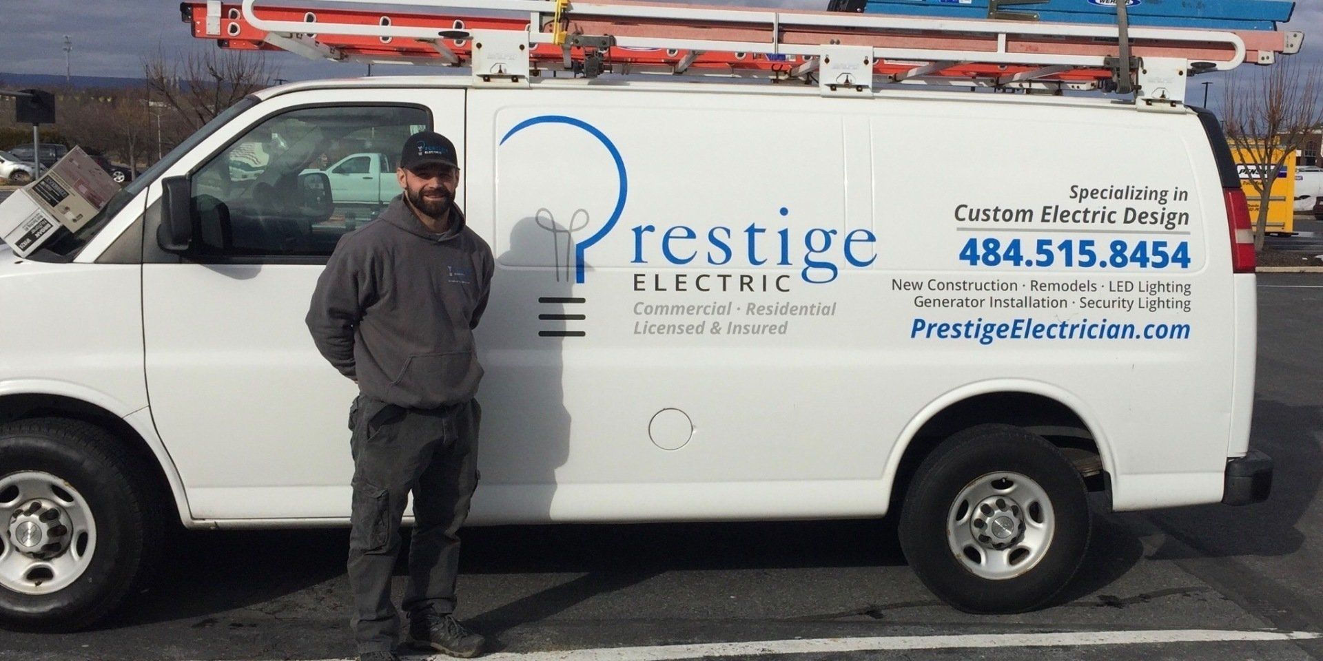 Prestige Electric Company Van