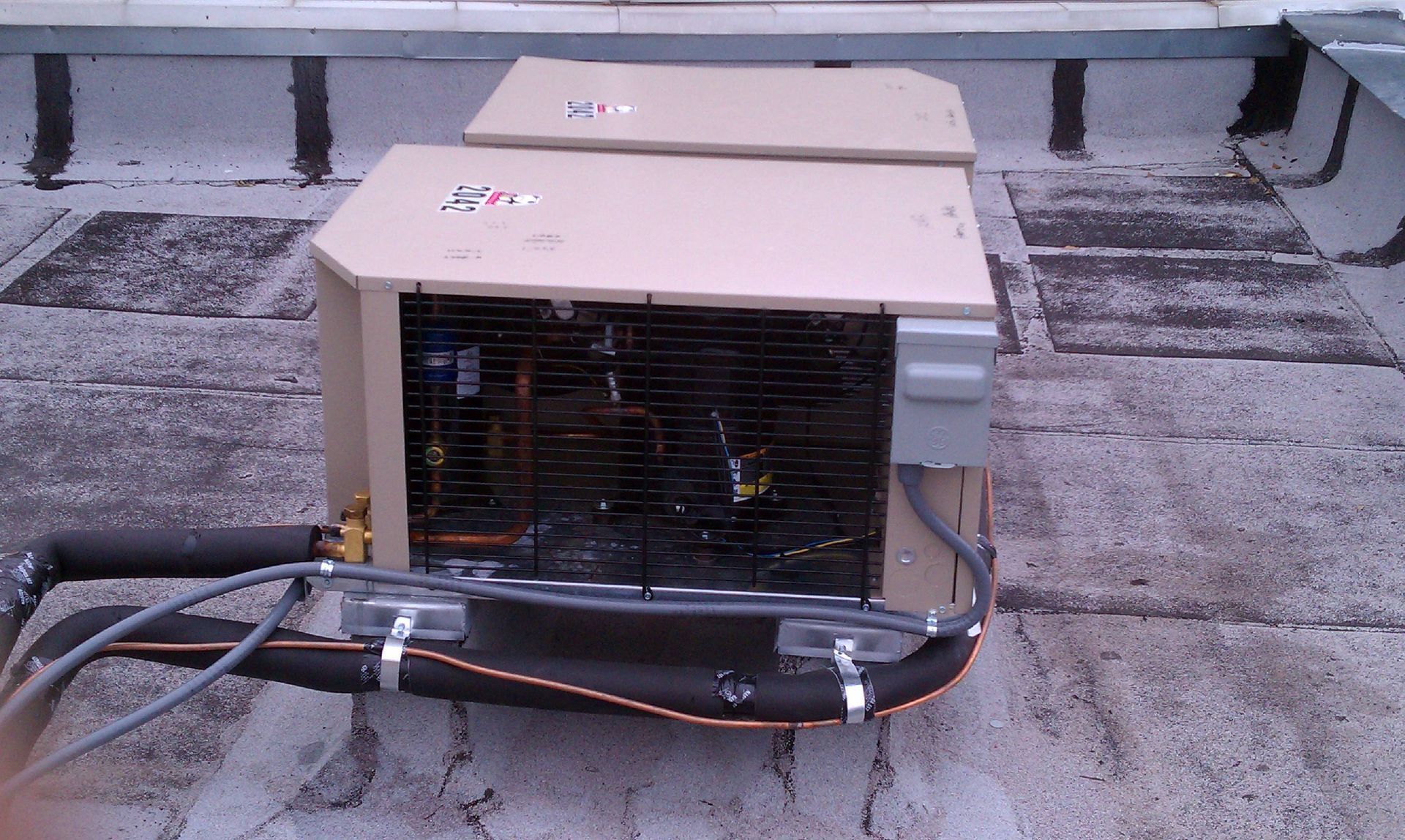 A box with a sticker on it that says ' a ' on it