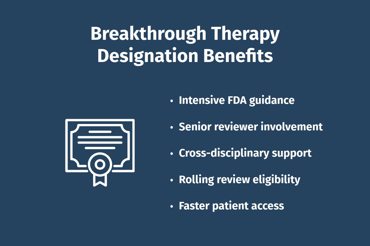 Breakthrough Therapy Designation Benefits