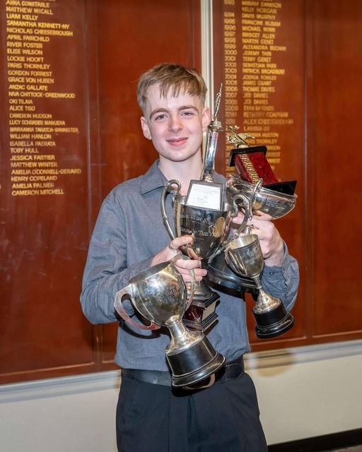Tristan - Prizewinning student at the Cashmere High School Music Competitions