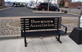 Downtown Association Bench - Pride City Awning and Canvas in Pueblo CO