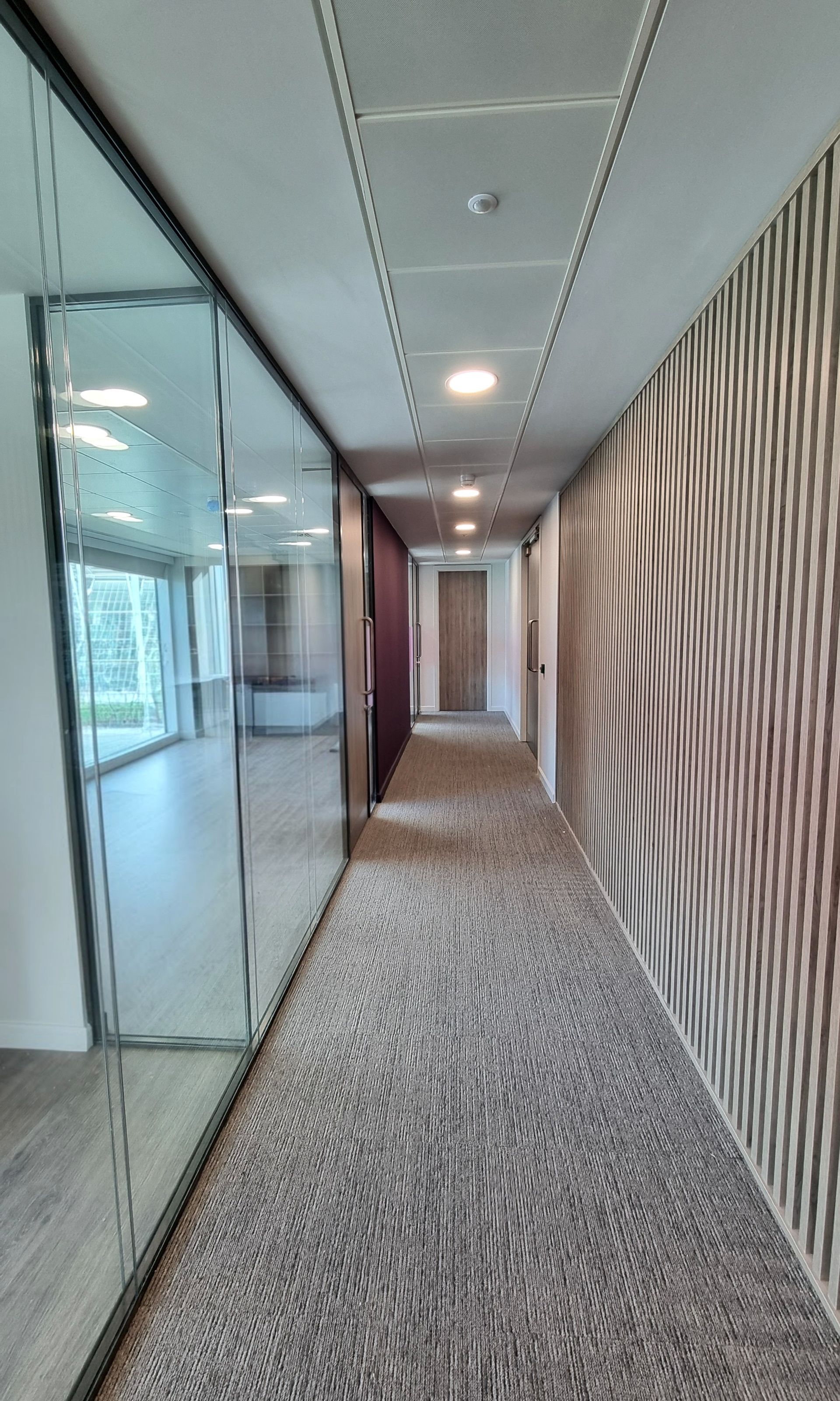 Double Glazed Office Glass Partitions  for Enhanced Acoustics