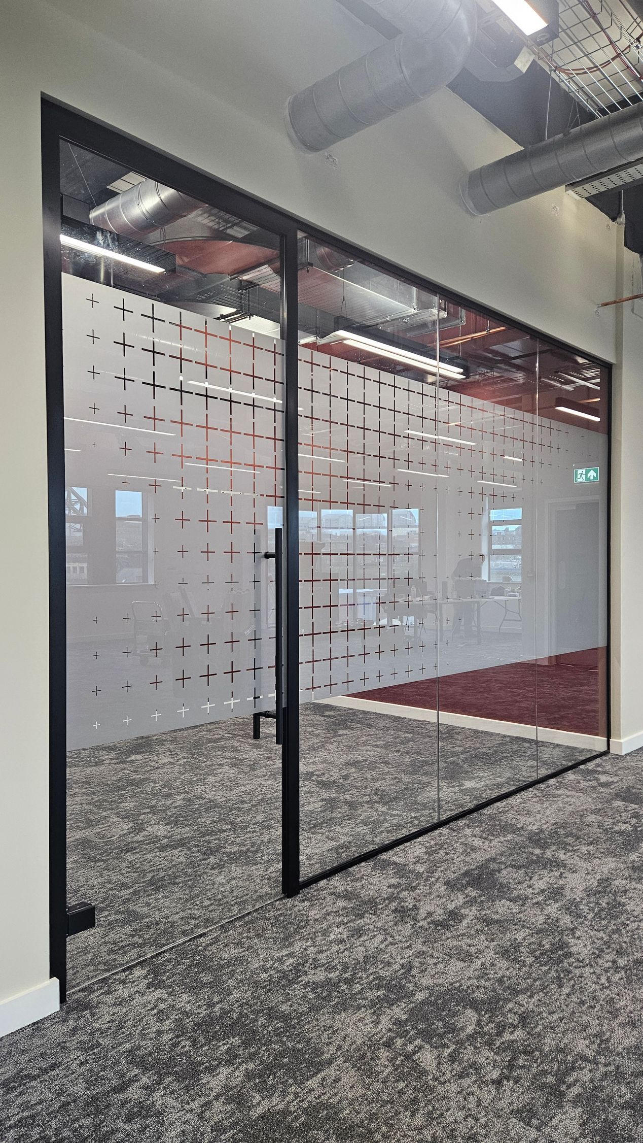 Office glass partition installation Newcastle Quayside