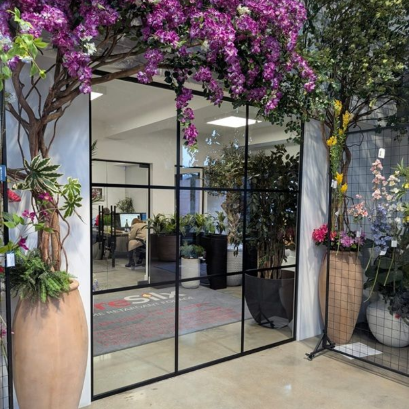 Stunning banded crittall style glass partition installed in Northumberland