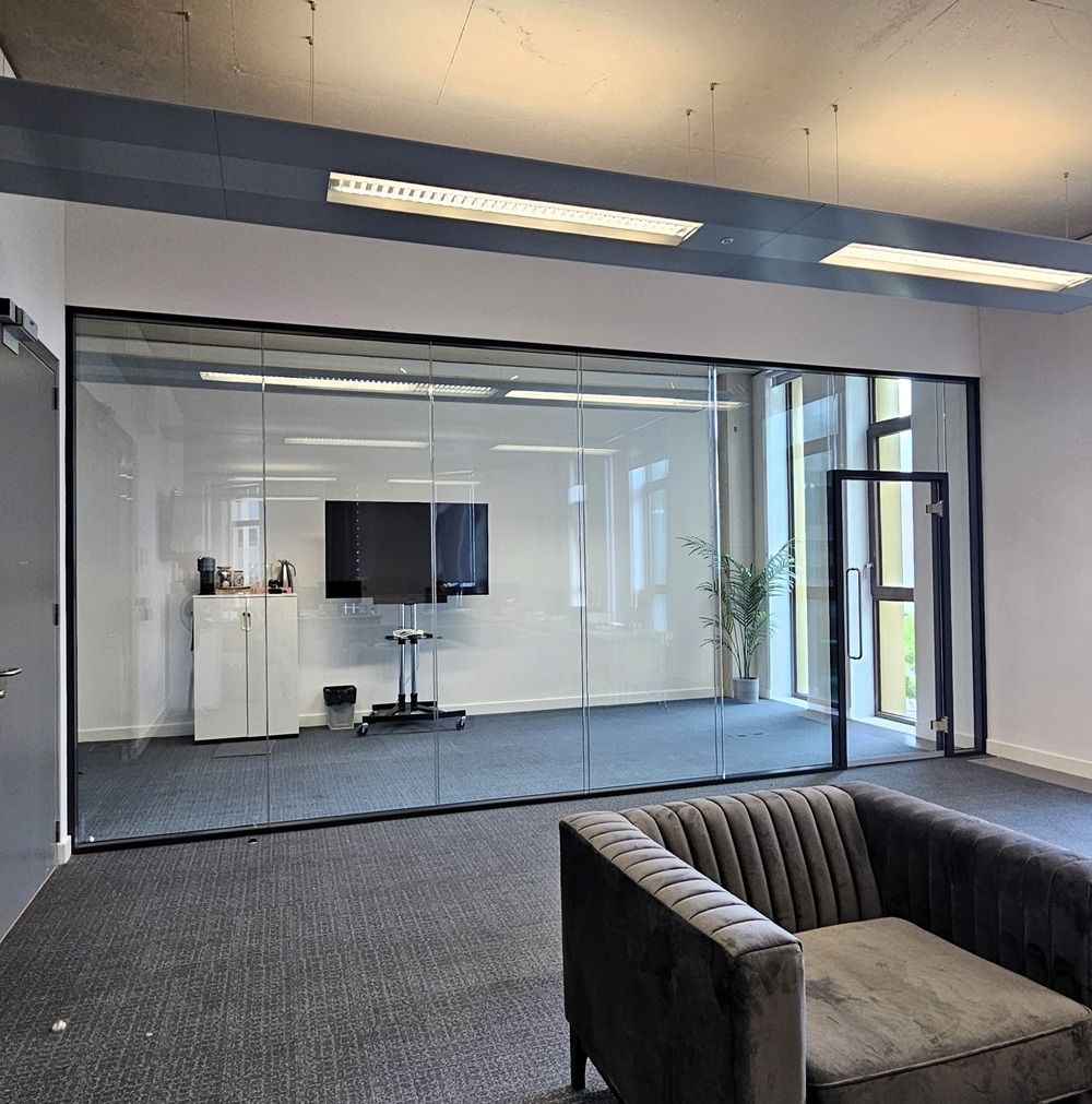 Double Glazed Office Partitions installed in Newcastle City Centre