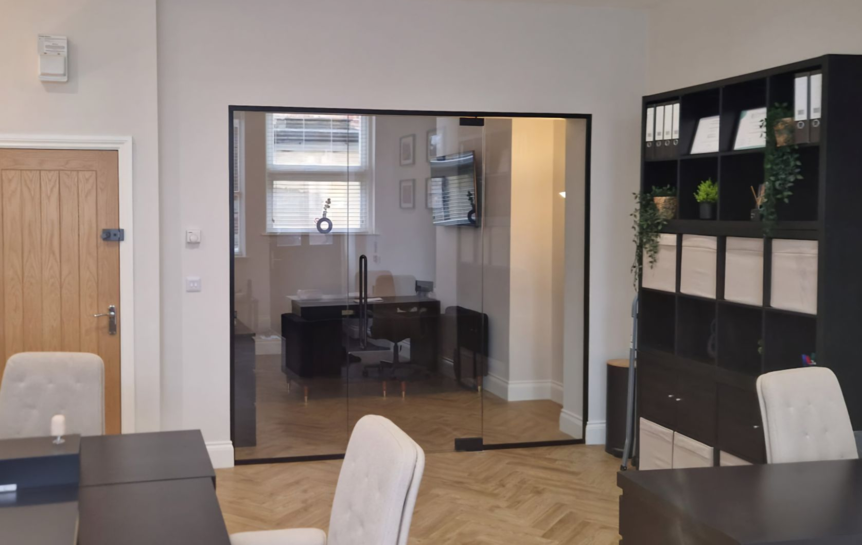 Commercial glass partition installation Hartlepool, Teeside