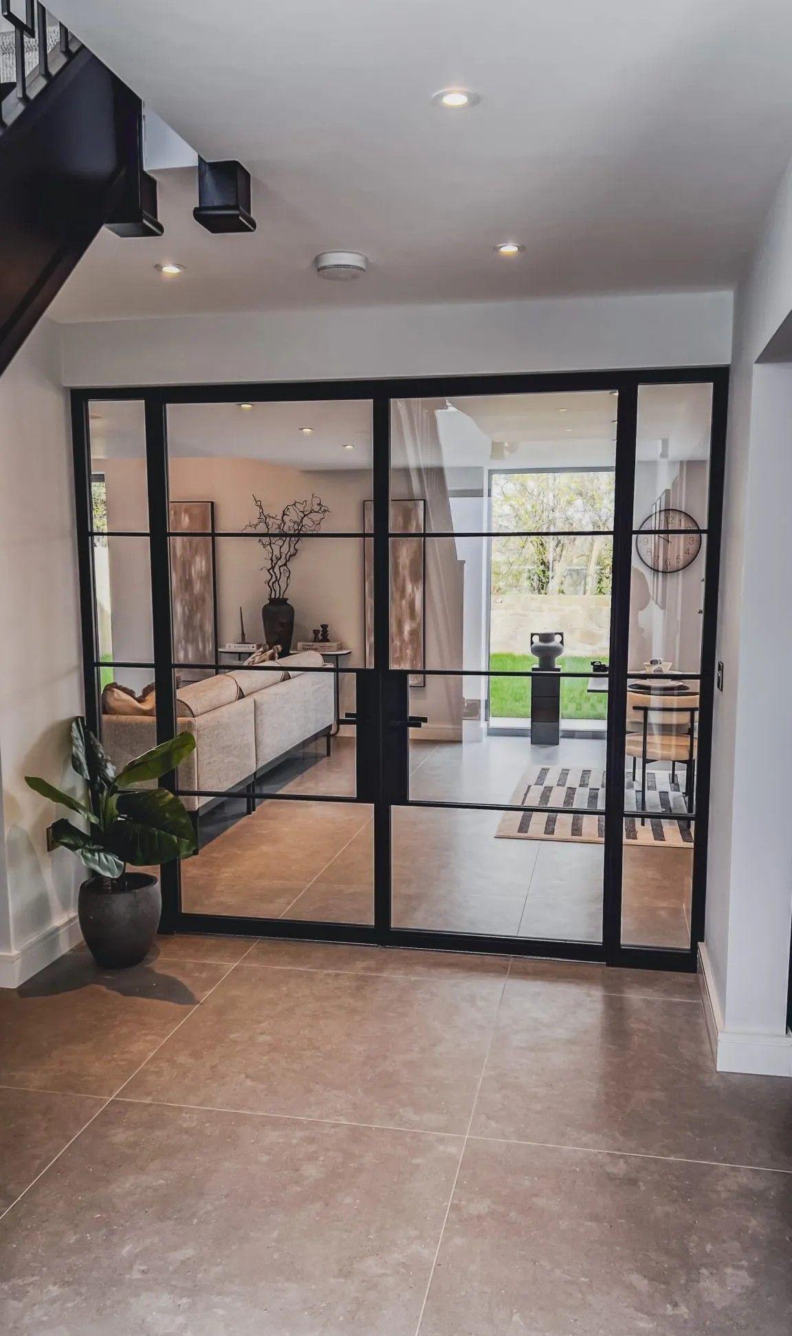 Residential luxury steel glass walls & doors for the home