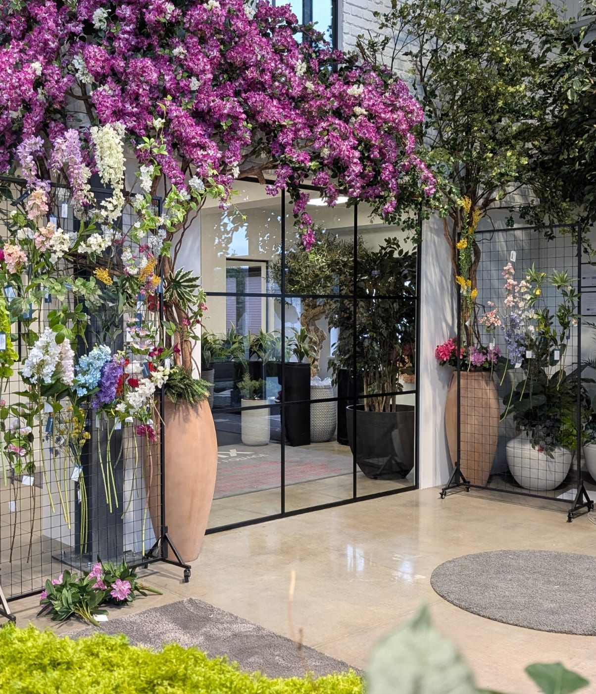 Crittall Style Banded Glass Partition installed in Northumberland
