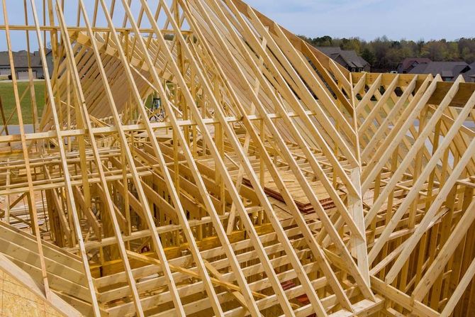 Construction of a House Roof in Progress — NBM Constructions