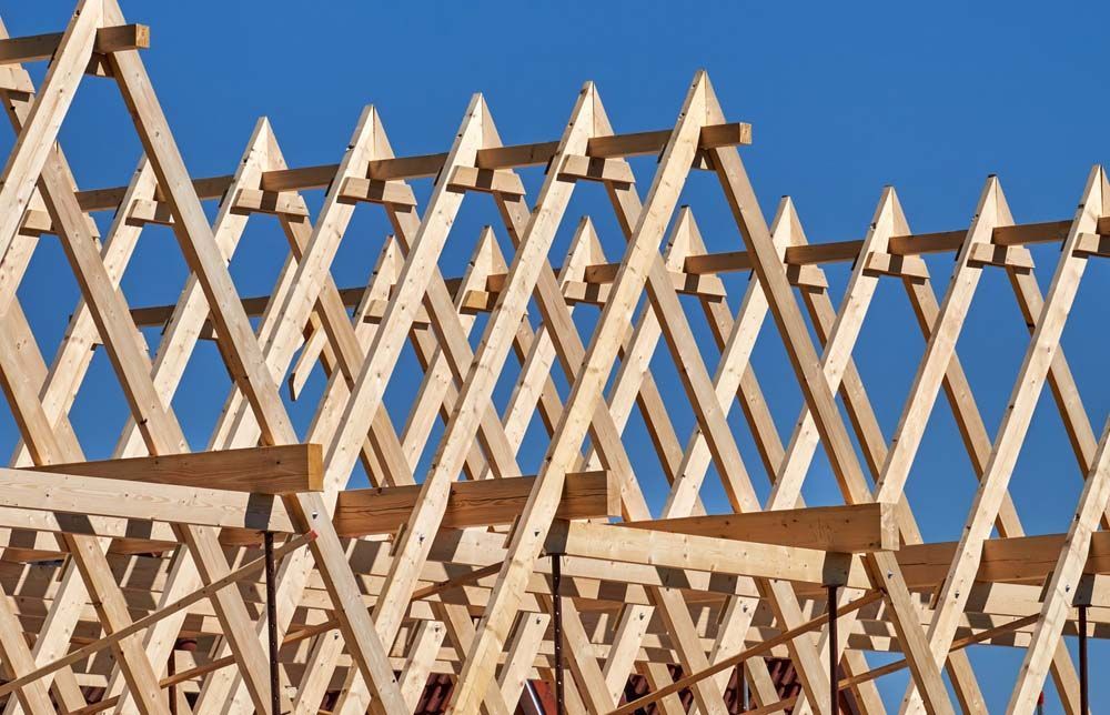 Wooden Structure Against Blue Sky — NBM Constructions in Albury