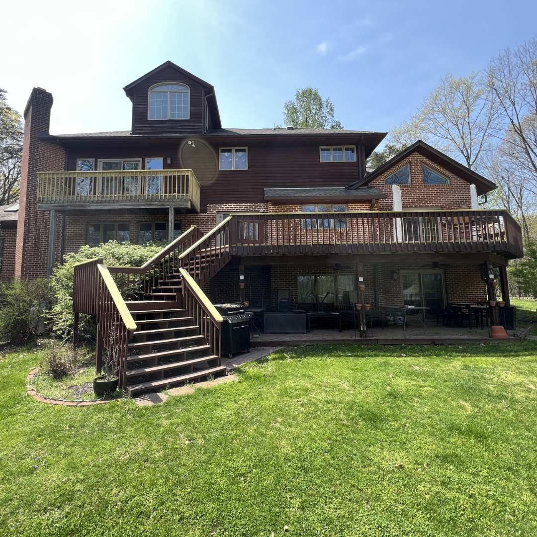 Full Back of House with Deck