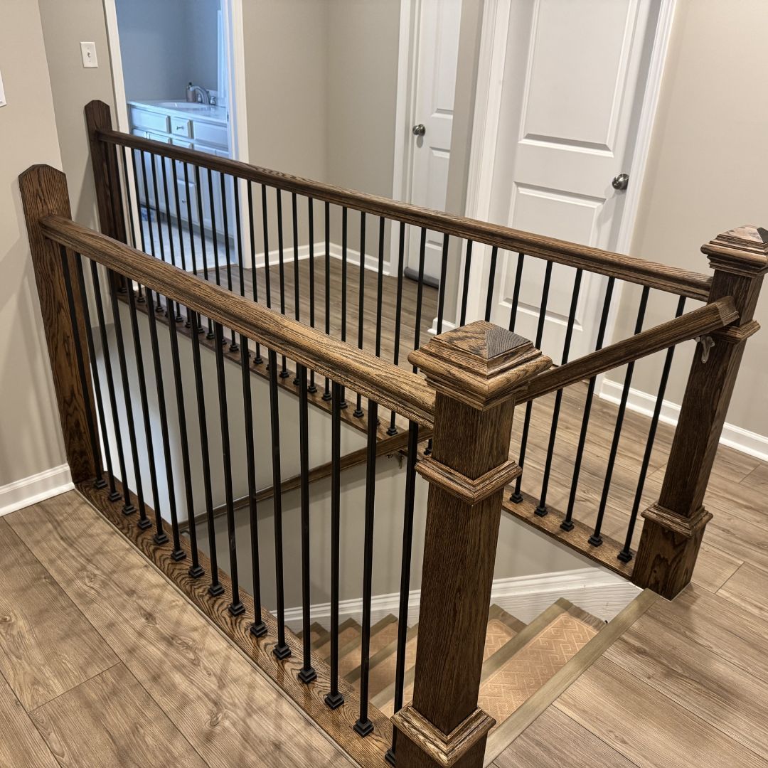 Custom-Built Staircase and Flooring