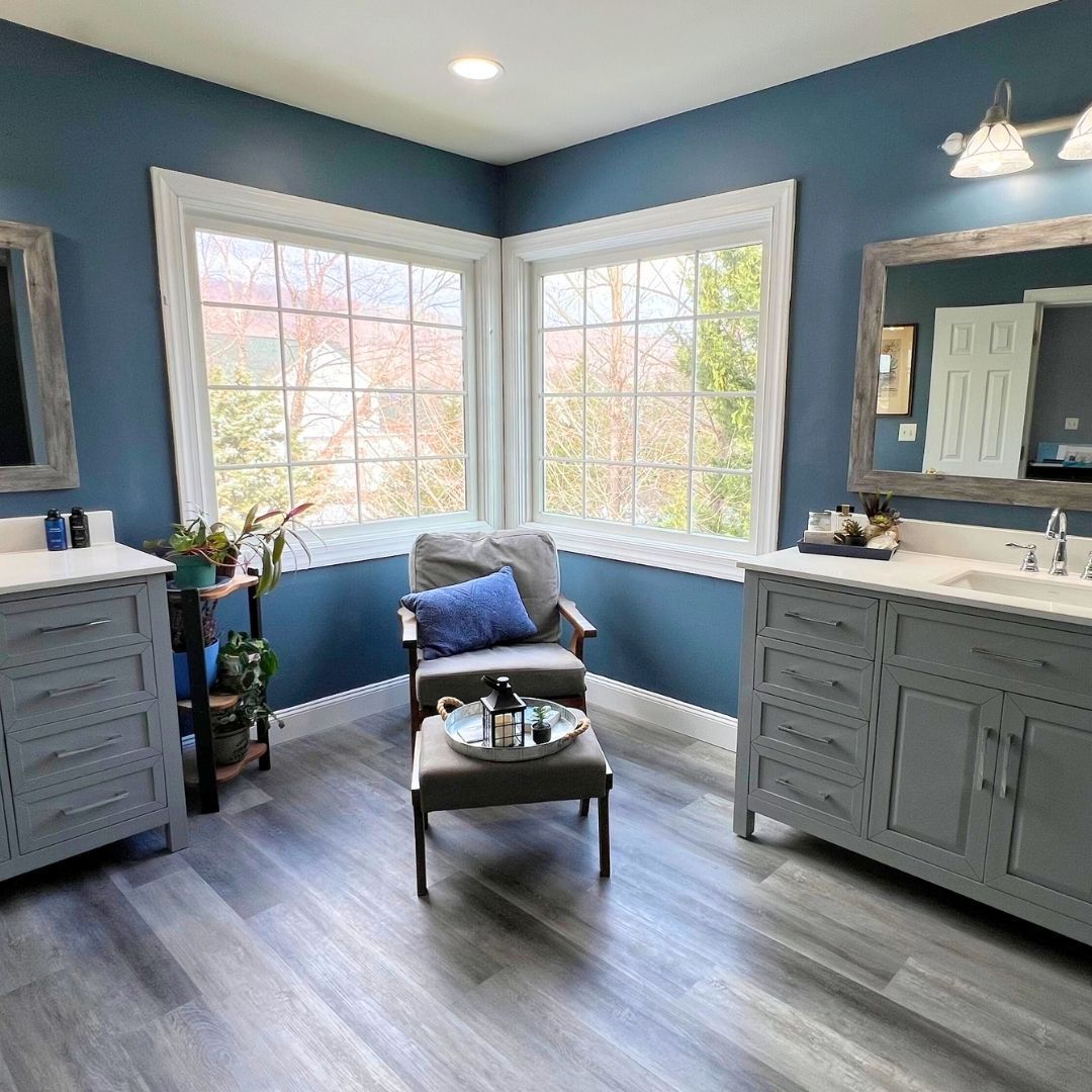 Bathroom Remodel with Double Vanities in Harrisburg, PA