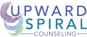 The logo for upward spiral counseling